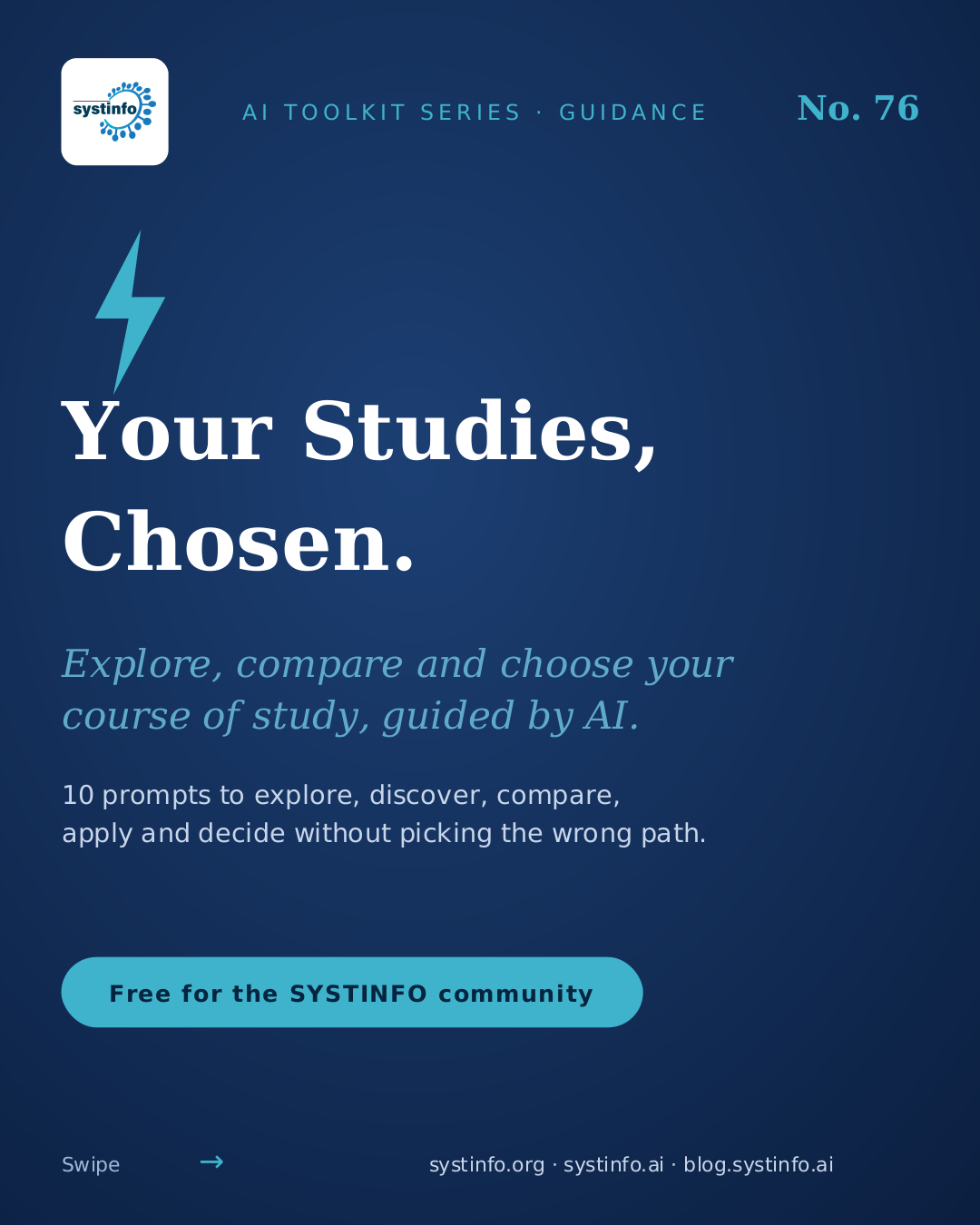 Your Studies, Chosen