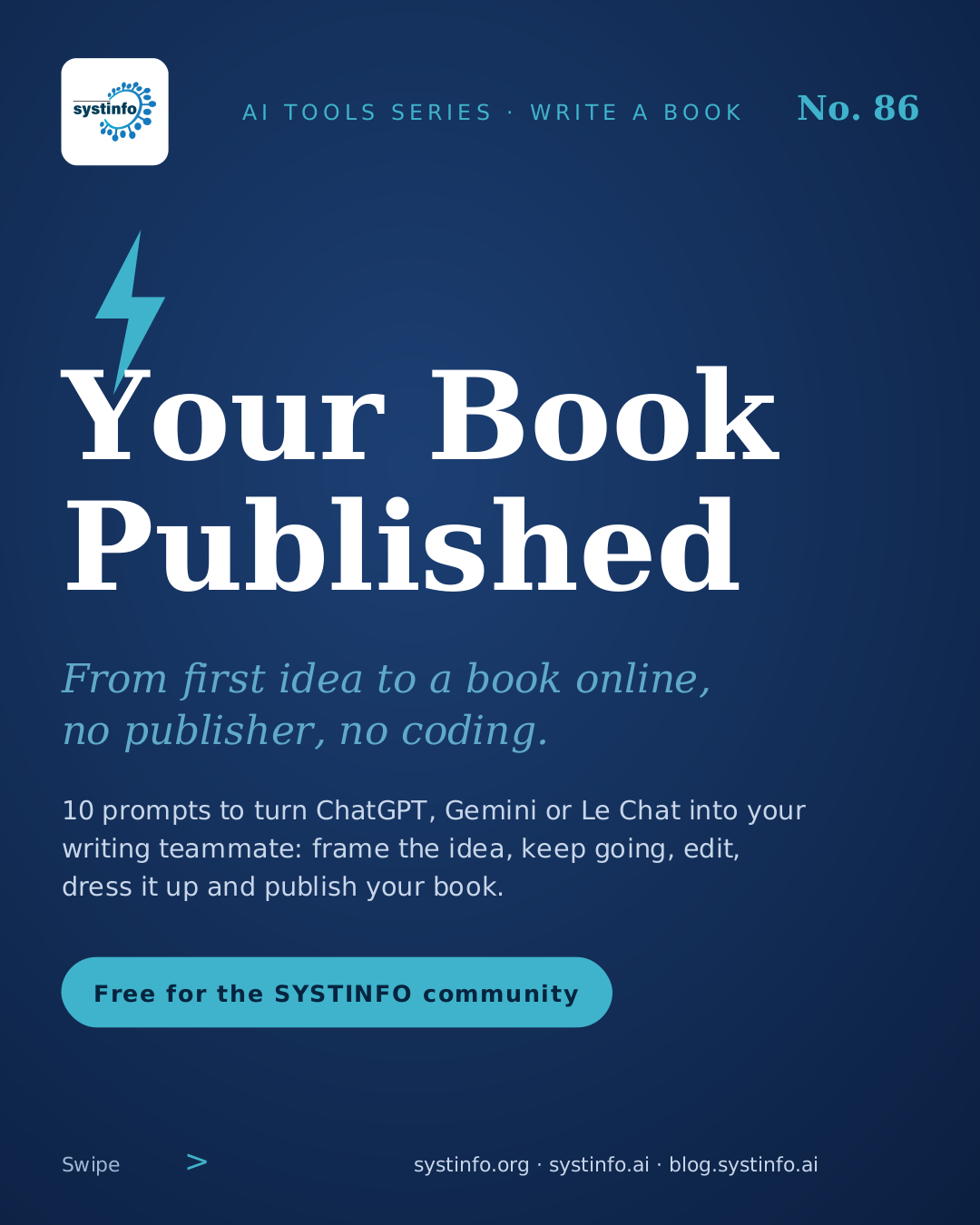 Your Book, Published