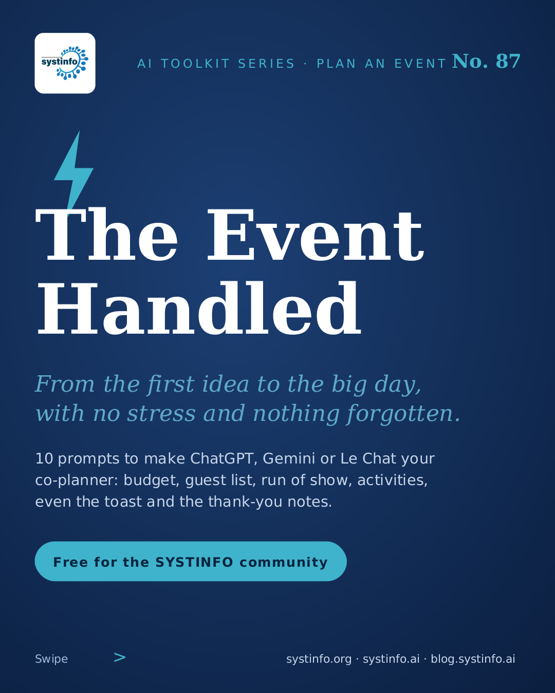 The Event, Handled
